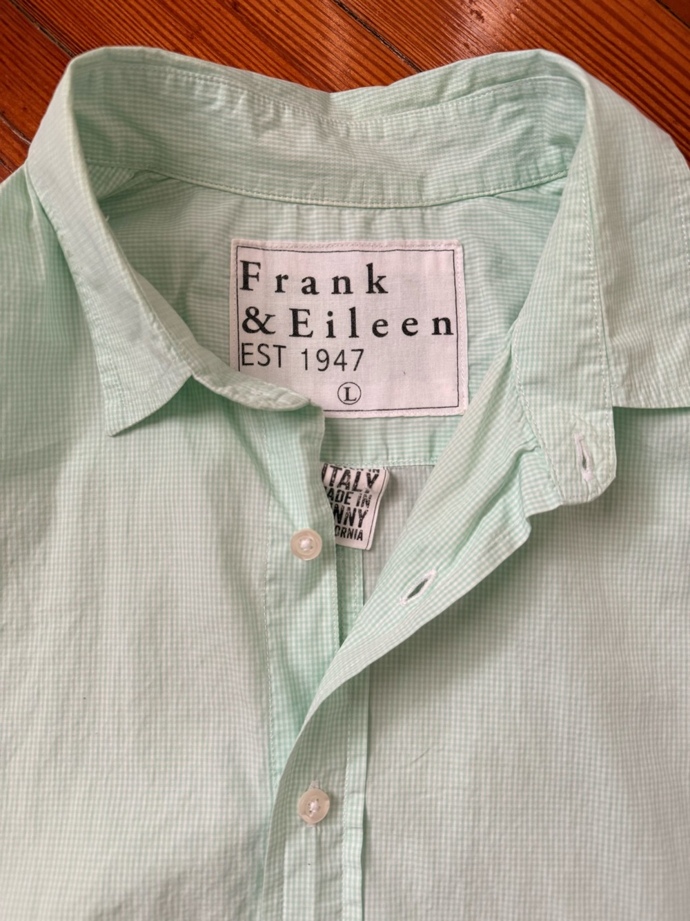 LOT OF 2: Frank & Eileen Long Sleeve Men’s Shirts - Picture 6 of 7